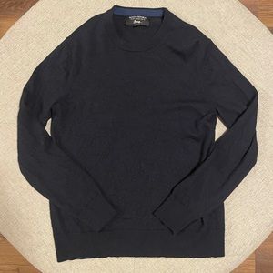 Banana Republic Medium Navy Baruffa Italian Merino Sweater